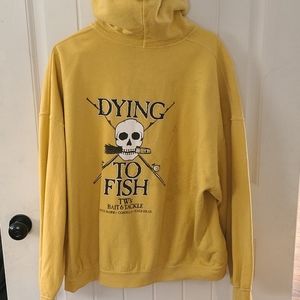 Dying to fish hoodie